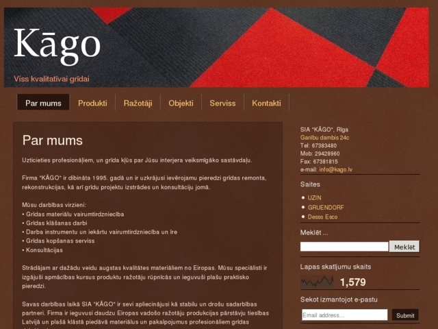 Kāgo, SIA